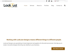 Tablet Screenshot of lookjust.com